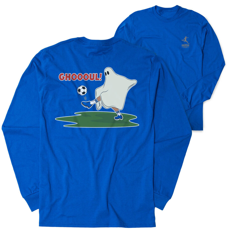 Soccer Tshirt Long Sleeve - Soccer Ghoul (Back Design)