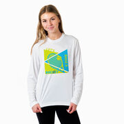 Tennis Long Sleeve Performance Tee - Let's Raise A Racket