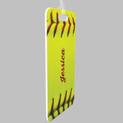 Softball Bag/Luggage Tag - Personalized Stitches