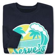 Tennis Crewneck Sweatshirt - Serve's Up