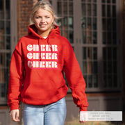 Cheerleading Hooded Sweatshirt - Retro Cheer