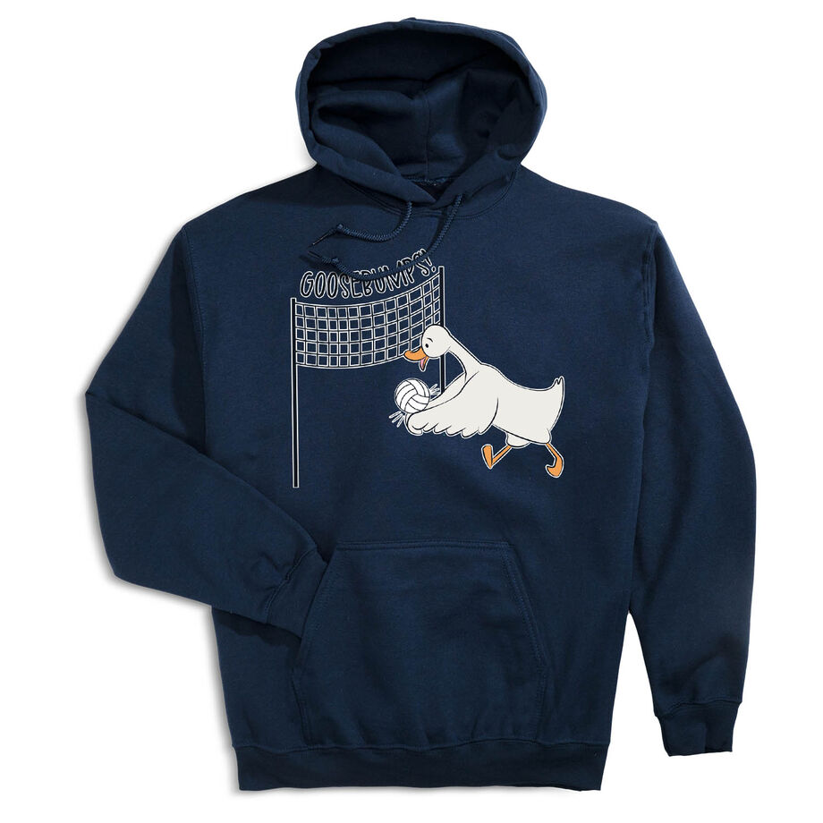 Volleyball Hooded Sweatshirt - Goosebumps