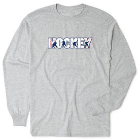 Hockey Tshirt Long Sleeve - Hockey Life
