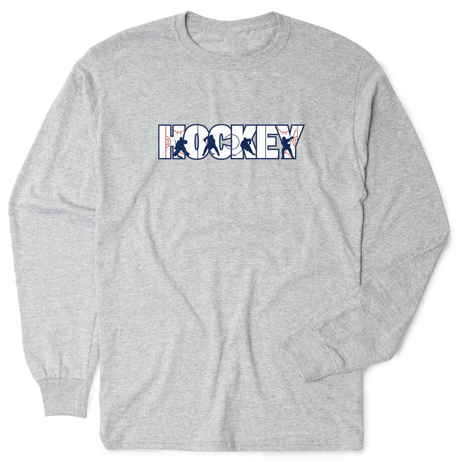Hockey Tshirt Long Sleeve - Hockey Life