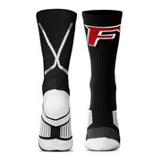 Custom Hockey Woven Mid-Calf Socks - Logo