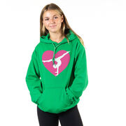 Gymnastics Hooded Sweatshirt - Gymnast Heart