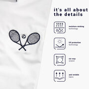 Tennis Short Sleeve Polo Shirt - Classic Court