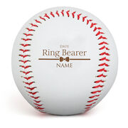 Engraved Baseball - Ring Bearer