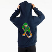 Hockey Hooded Sweatshirt - St. Hat-Trick (Back Design) 