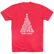 Lacrosse Short Sleeve T-Shirt - Merry Laxmas Tree