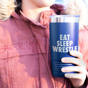 Wrestling 20 oz. Double Insulated Tumbler - Eat Sleep Wrestle