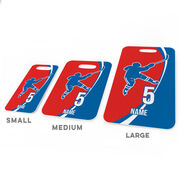 Hockey Bag/Luggage Tag - Personalized Hockey Slap Shot