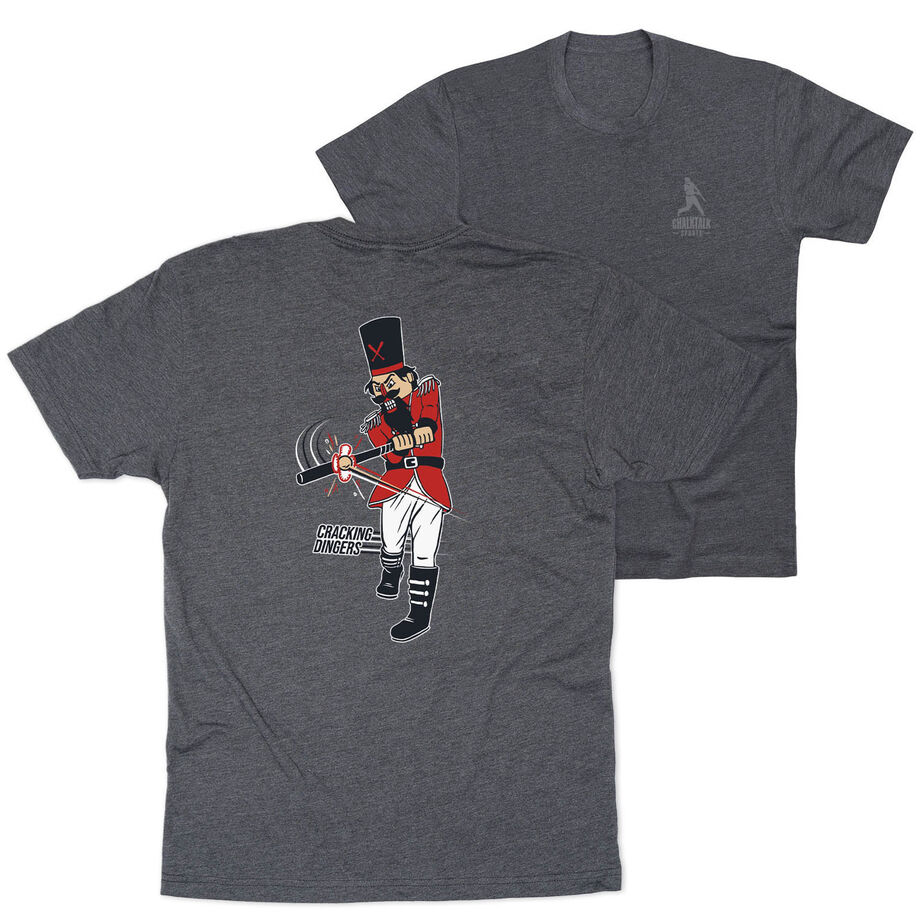 Baseball T-Shirt Short Sleeve - Cracking Dingers (Back Design)