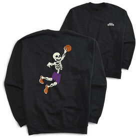 Basketball Crewneck Sweatshirt - Bones Baller (Back Design)