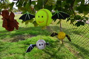 Softball DIY Halloween Bat Wings