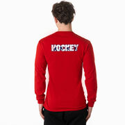 Hockey Tshirt Long Sleeve - Hockey Life (Back Design)
