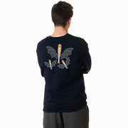 Baseball Crewneck Sweatshirt - It's Bats (Back Design)