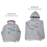 Cheerleading Hooded Sweatshirt - Cheer Makes Me Happy