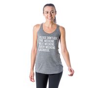 Girls Lacrosse Women's Everyday Tank Top - All Weekend Lacrosse