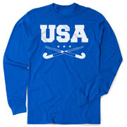 Field Hockey Tshirt Long Sleeve - USA Field Hockey