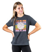 Volleyball Short Sleeve T-Shirt - Bump, Set, Spike