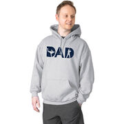 Baseball Hooded Sweatshirt - Baseball Dad Silhouette