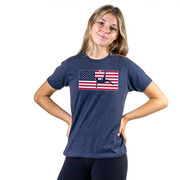 Soccer Short Sleeve T-Shirt - Patriotic Soccer