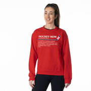Hockey Crewneck Sweatshirt - Hockey Mom Definition
