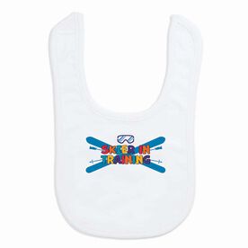 Skiing Baby Bib - Skier in Training