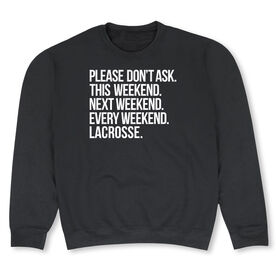 Lacrosse Crew Neck Sweatshirt - All Weekend Lacrosse