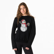 Volleyball Crewneck Sweatshirt - Serving Holiday Cheer