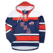 Hockey Gameday Hoodie - Patriotic Hockey