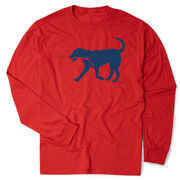 Hockey Tshirt Long Sleeve - Rockey The Hockey Dog