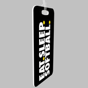 Softball Bag/Luggage Tag - Eat Sleep Softball