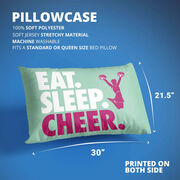 Cheerleading Pillowcase - Eat Sleep Cheer