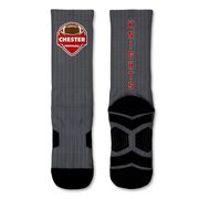 Custom Team Graphic Flex Mid-Calf Socks - Football