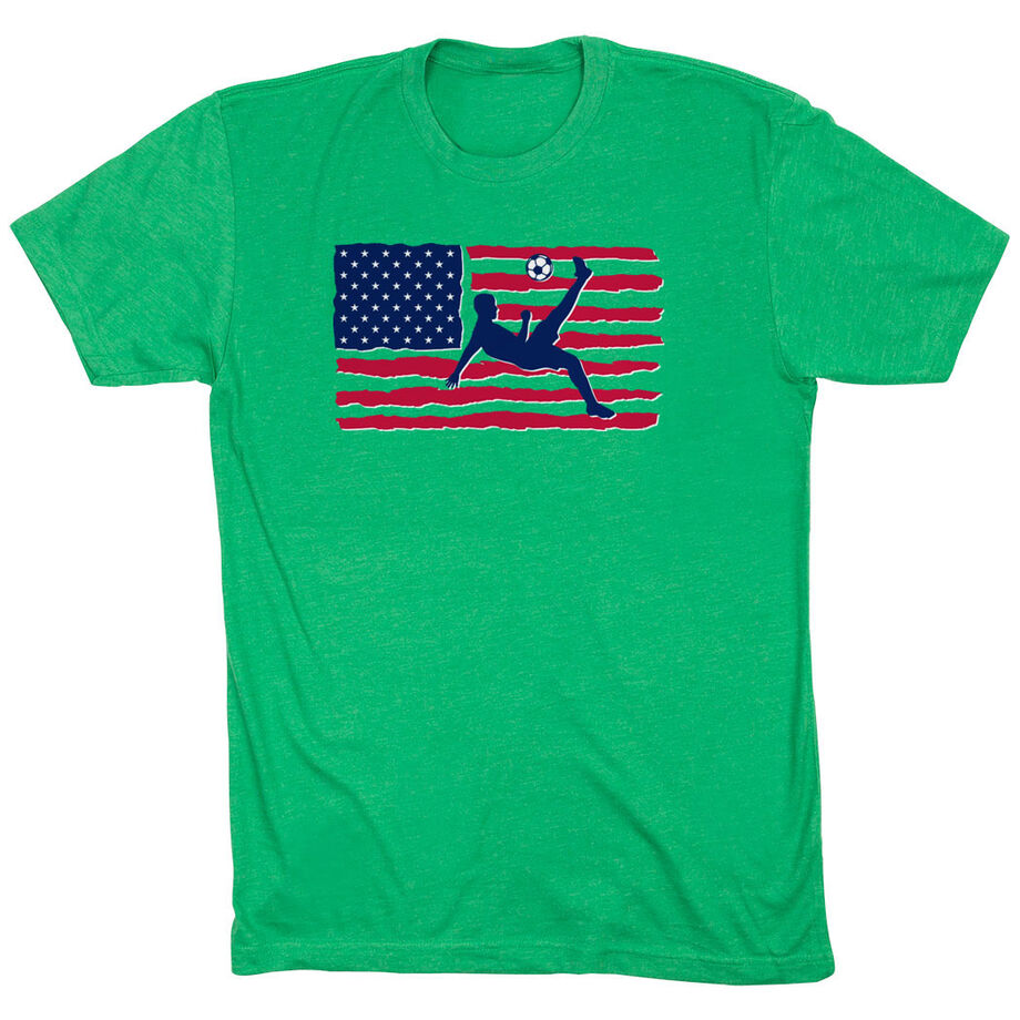Soccer T-Shirt Short Sleeve - Guys Soccer Land That We Love