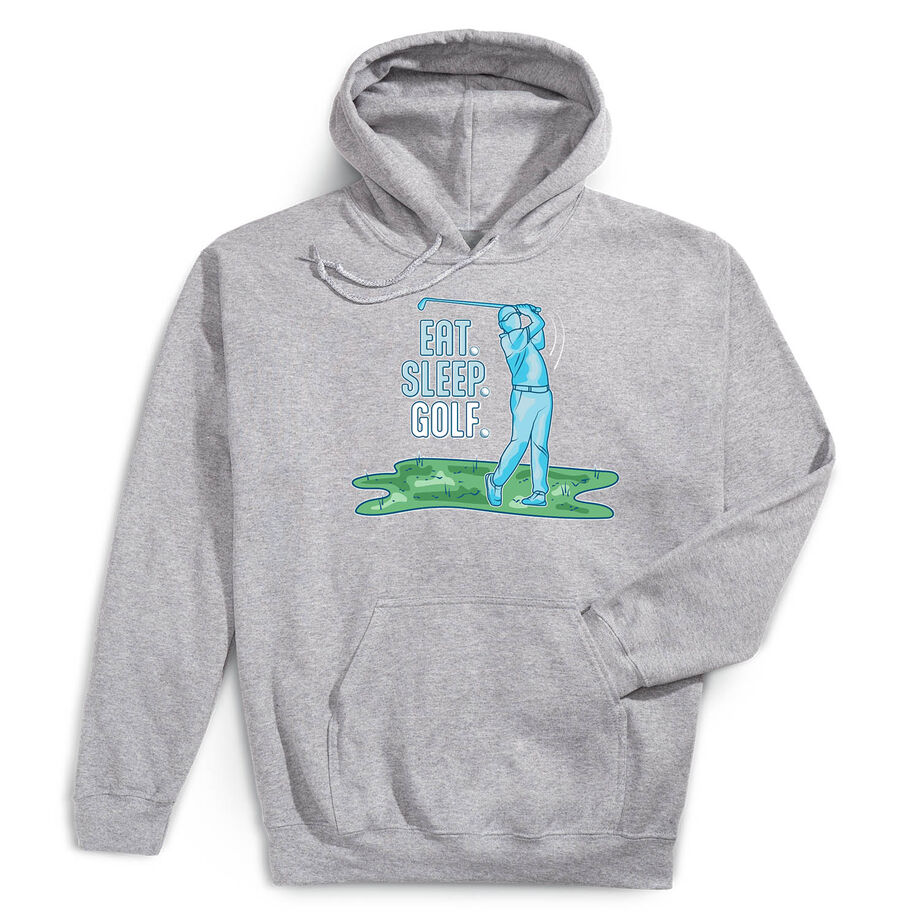 Golf Hooded Sweatshirt - Eat. Sleep. Golf
