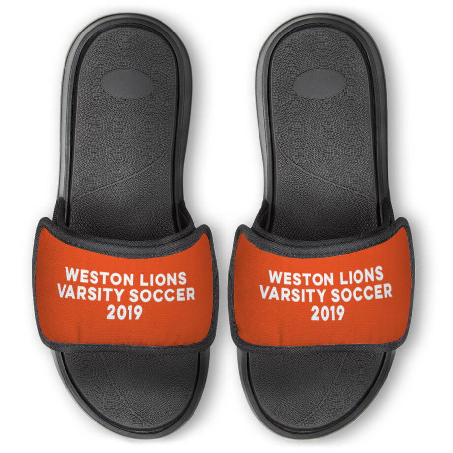 Personalized Repwell&reg; Slide Sandals - Your Text