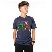 Guys Lacrosse Short Sleeve T-Shirt - Checking It Twice Lacrosse