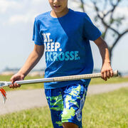 Lacrosse Short Sleeve T-Shirt - Eat. Sleep. Lacrosse.