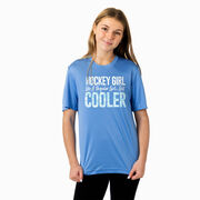 Hockey Short Sleeve Performance Tee - Hockey Girls Are Cooler