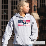 Soccer Hooded Sweatshirt - Patriotic Soccer