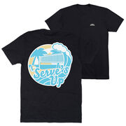 Volleyball Short Sleeve T-Shirt - Serve's Up (Back Design)