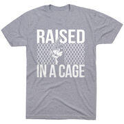 Baseball Tshirt Short Sleeve Raised in a Cage Baseball