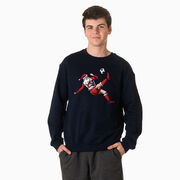 Soccer Crewneck Sweatshirt - Soccer Santa