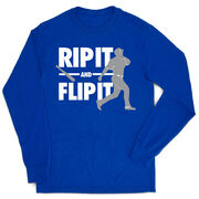 Baseball Tshirt Long Sleeve - Rip It Flip It