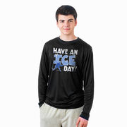 Hockey Long Sleeve Performance Tee - Have An Ice Day