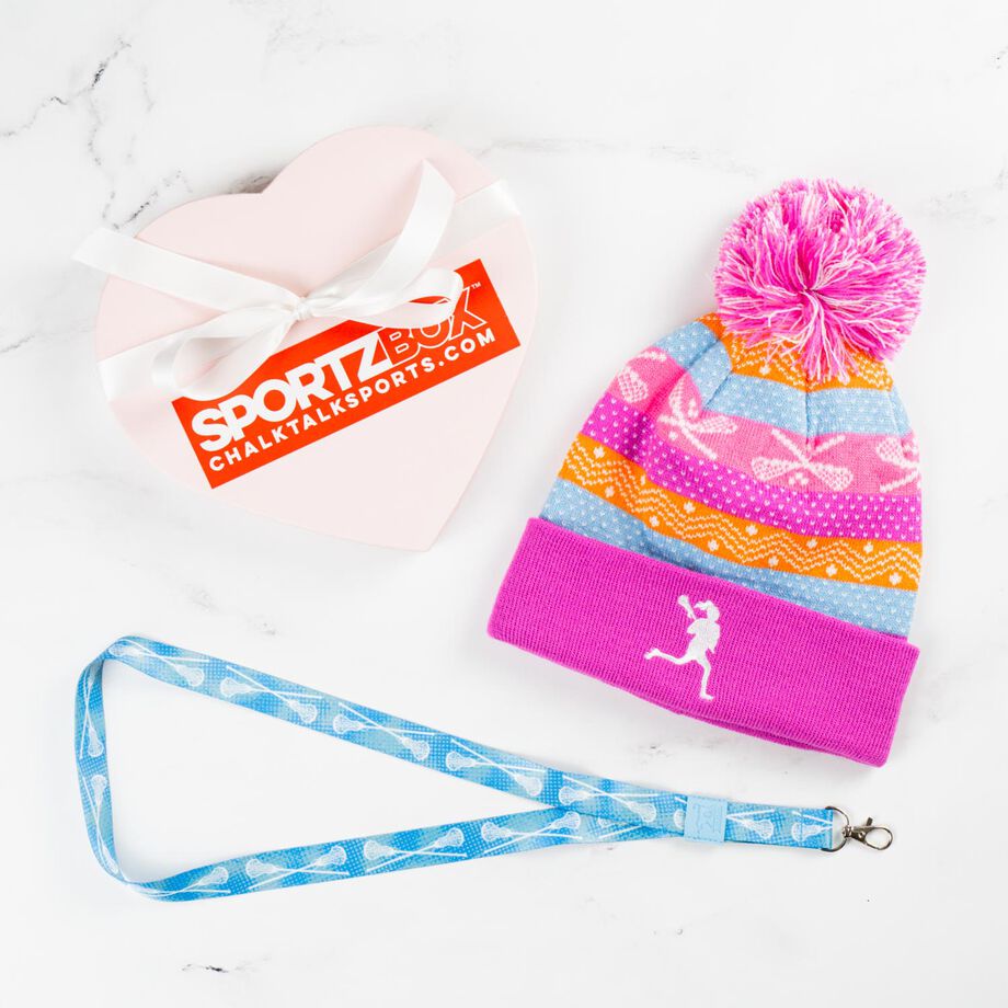 Girls Lacrosse Heart SportzBox - LAX Girl