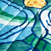 Pickleball Gameday Puffle Blanket - Play Pickleball